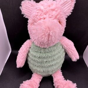 Disney Classic Winnie the Pooh Pastel Pink and Mint Green Pig Plush